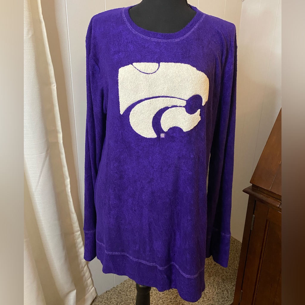 Kansas State Wildcats Long Sleeve Tunic With Thumb Holes
